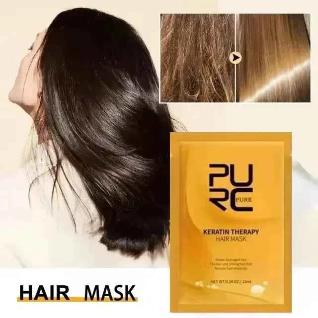 PURC 8 Second Keratin Hair Mask – Smoothing & Repair Treatment