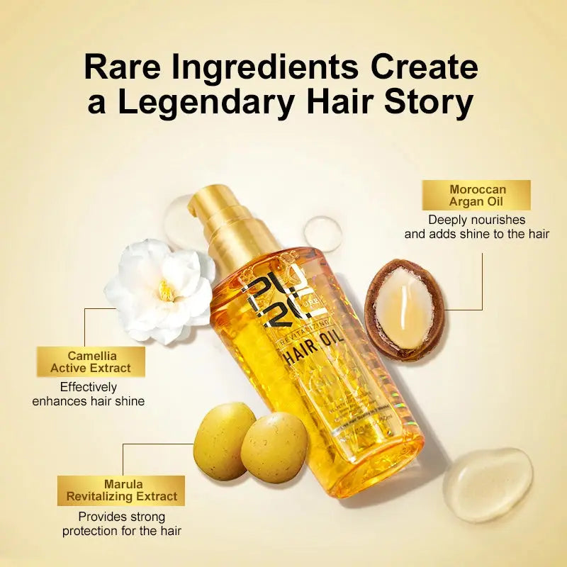 PURC Morocco Argan Oil Hair Serum – Smoothing & Shine Treatment - Uexim