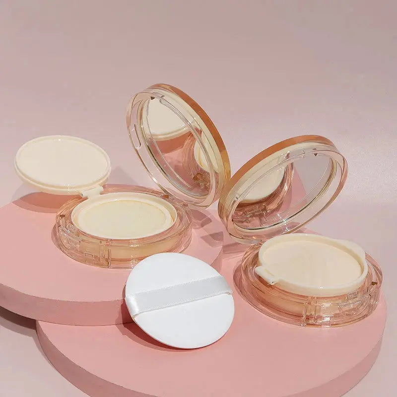 Portable Empty Air Cushion Compact with Powder Sponge and Mirror dylinoshop