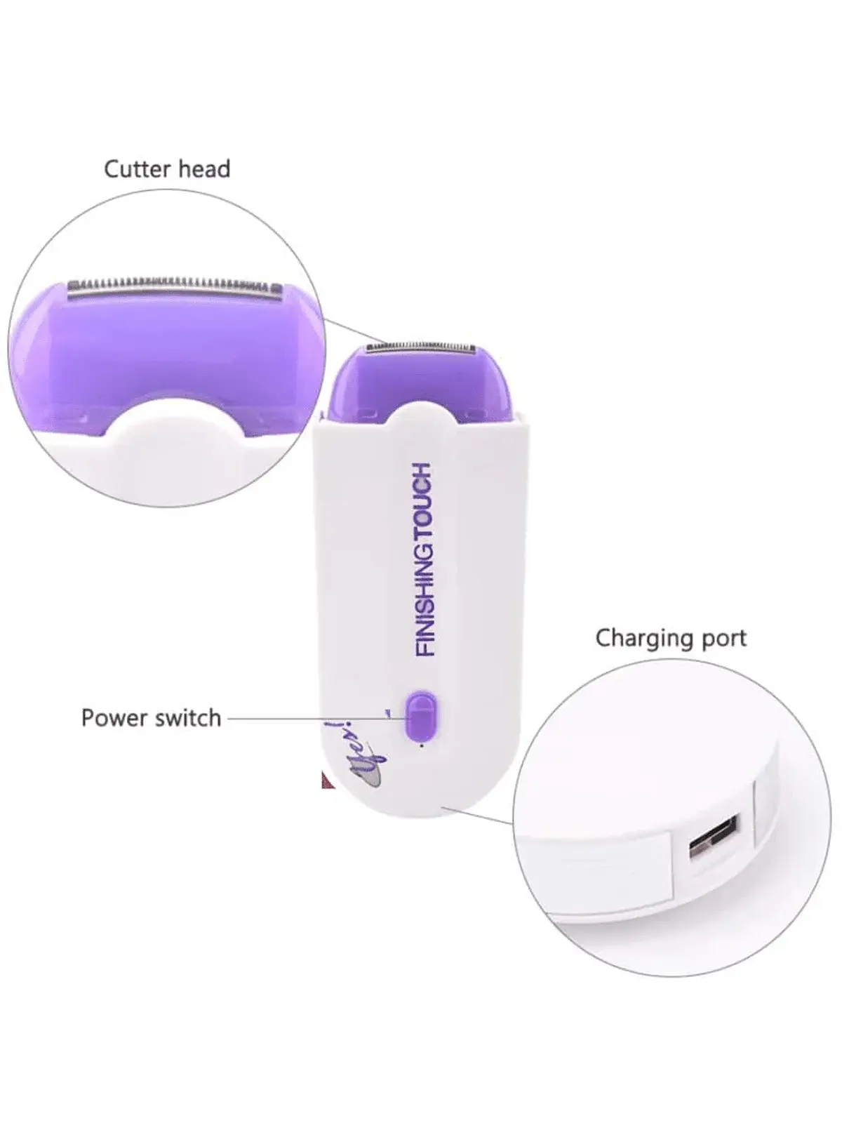 Professional Electric Shaver – Facial, Leg, Bikini & Body Hair Removal for Women dylinoshop