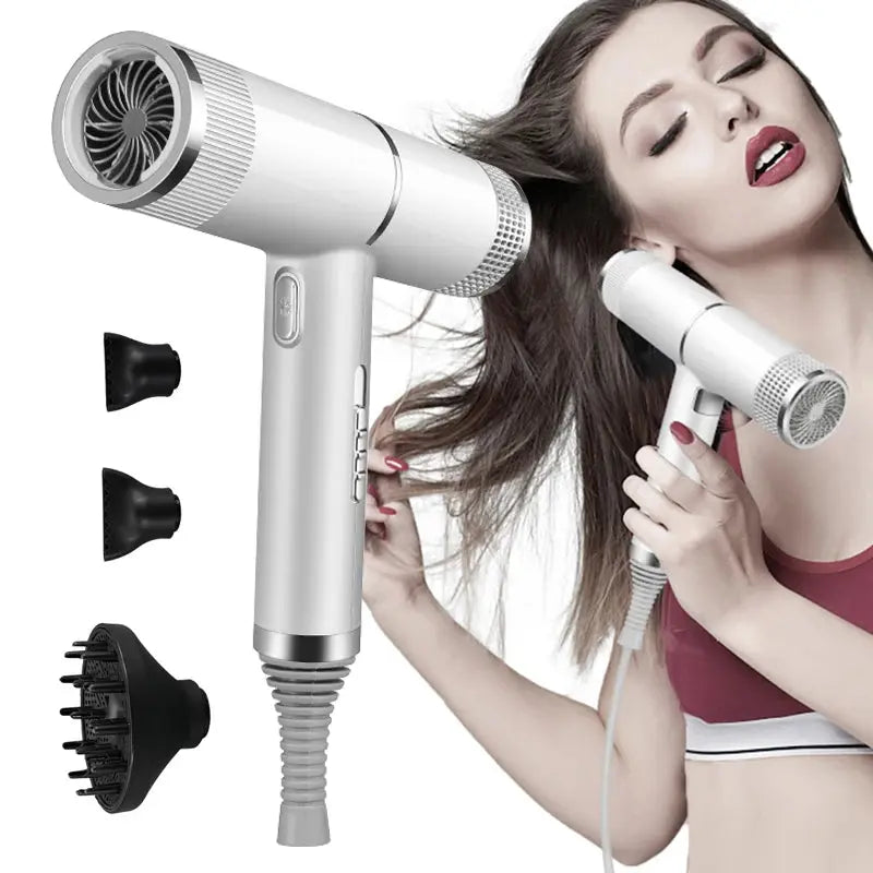 Professional Infrared Negative Ion Hair Dryer - Hot & Cold Air Styler dylinoshop
