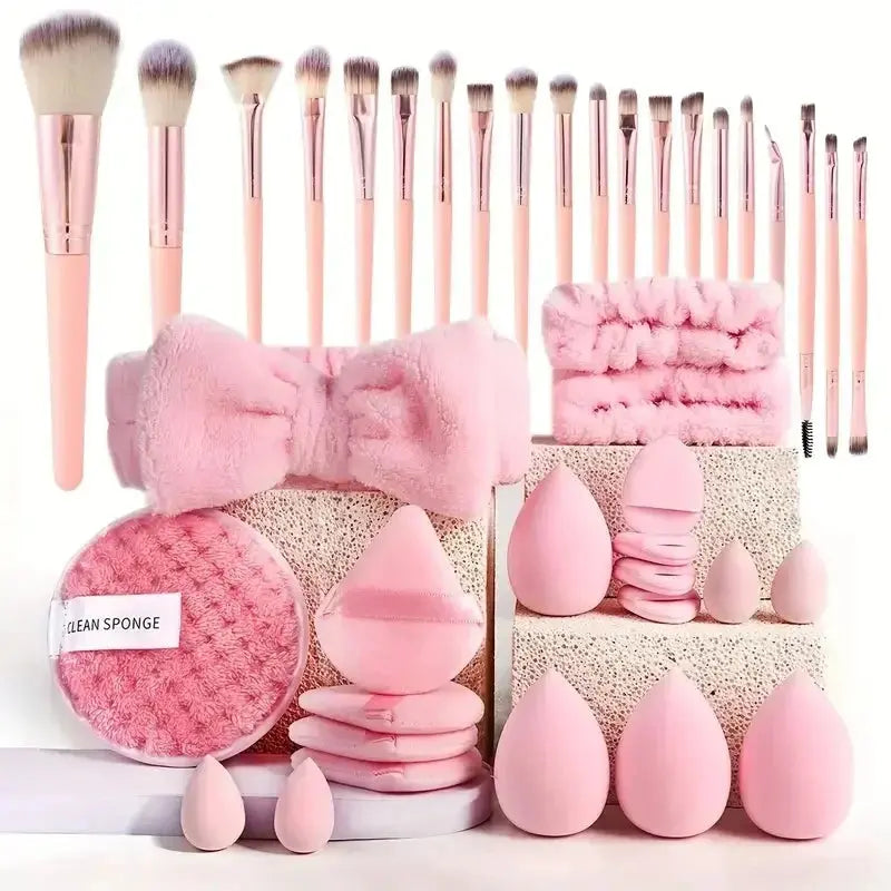 Professional Makeup Brush Set – Multiple Piece Counts & Colors dylinoshop