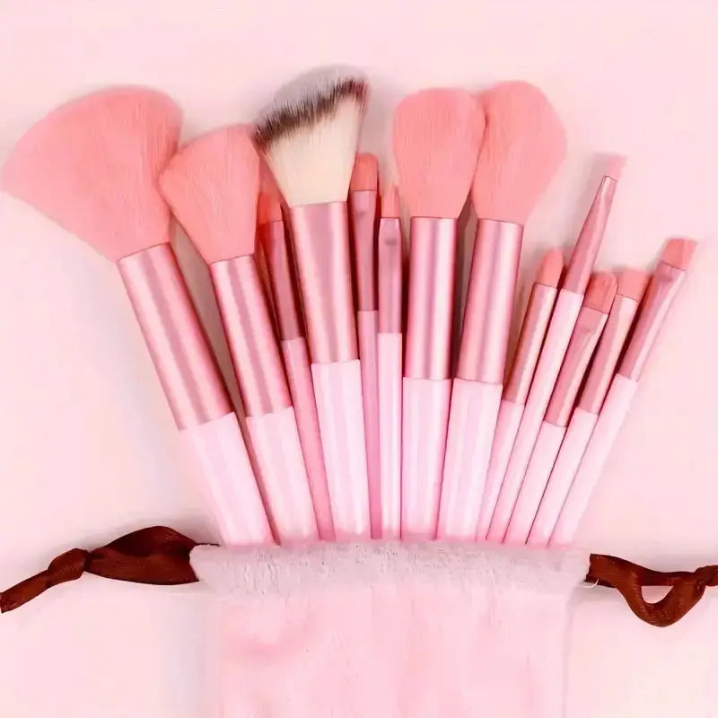 Professional Makeup Brush Set – Soft Wool Fiber Brushes (13 or 33-Piece) dylinoshop
