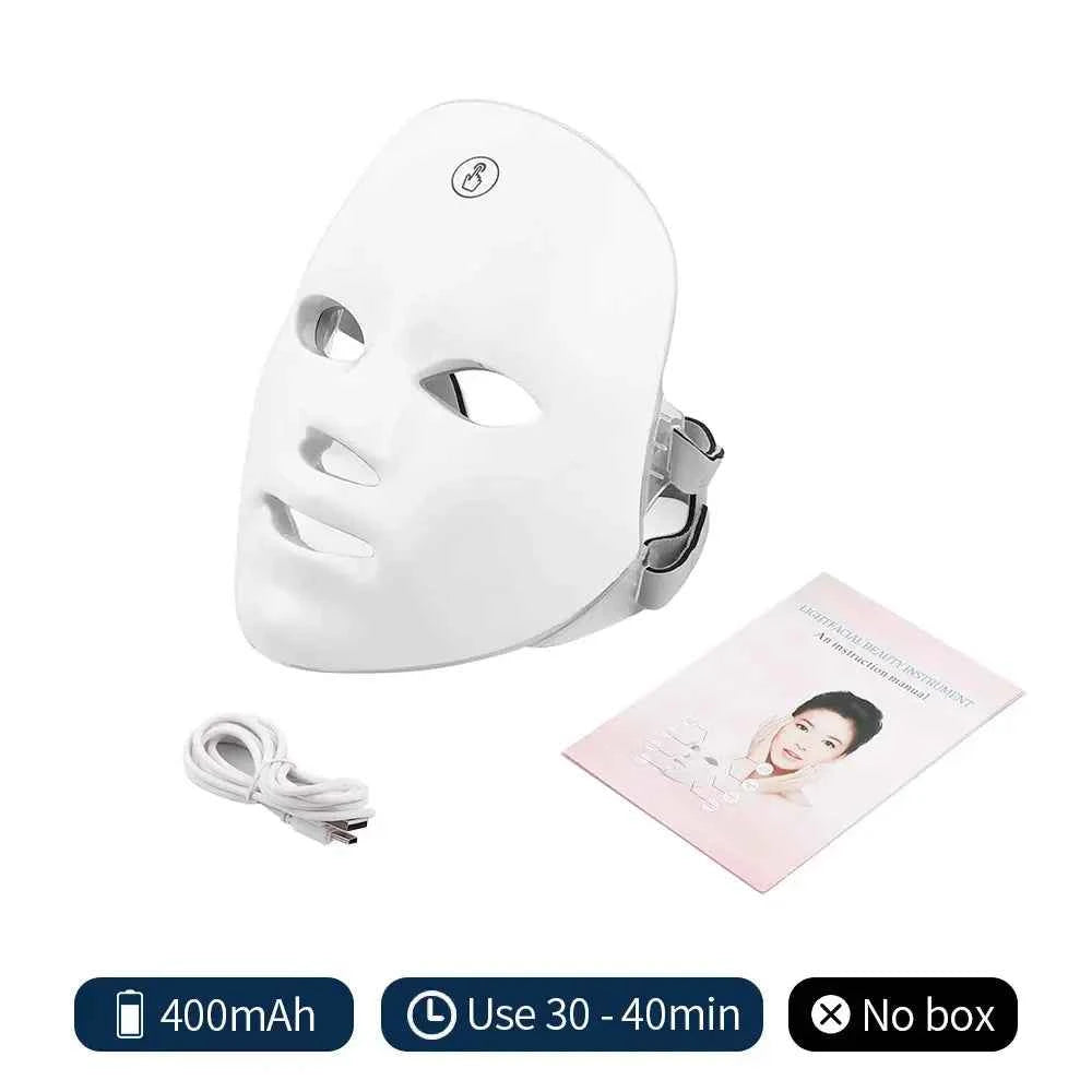 Rechargeable LED Facial Mask for Skin Moisture