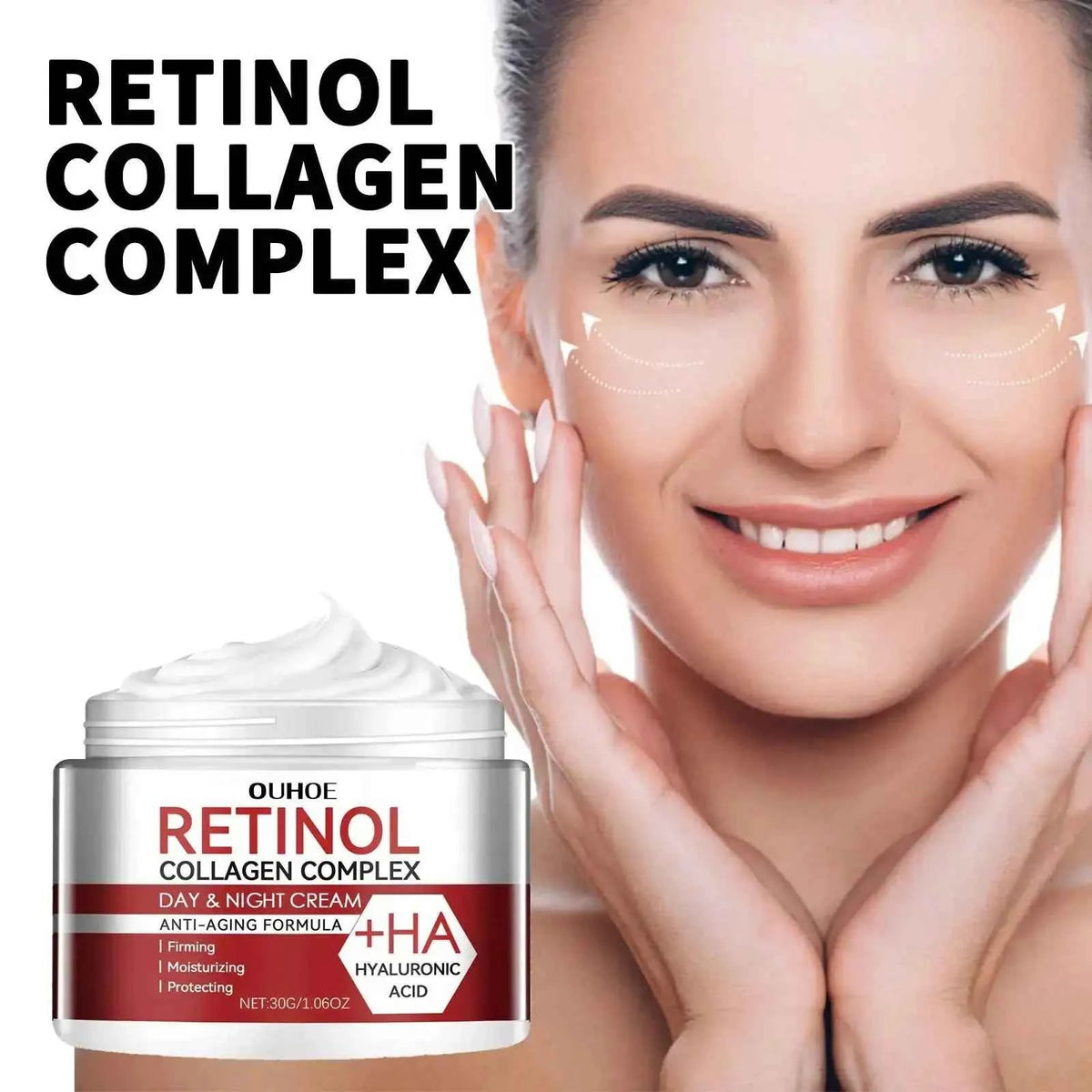 Retinol Collagen Day & Night Face Cream with Hyaluronic Acid