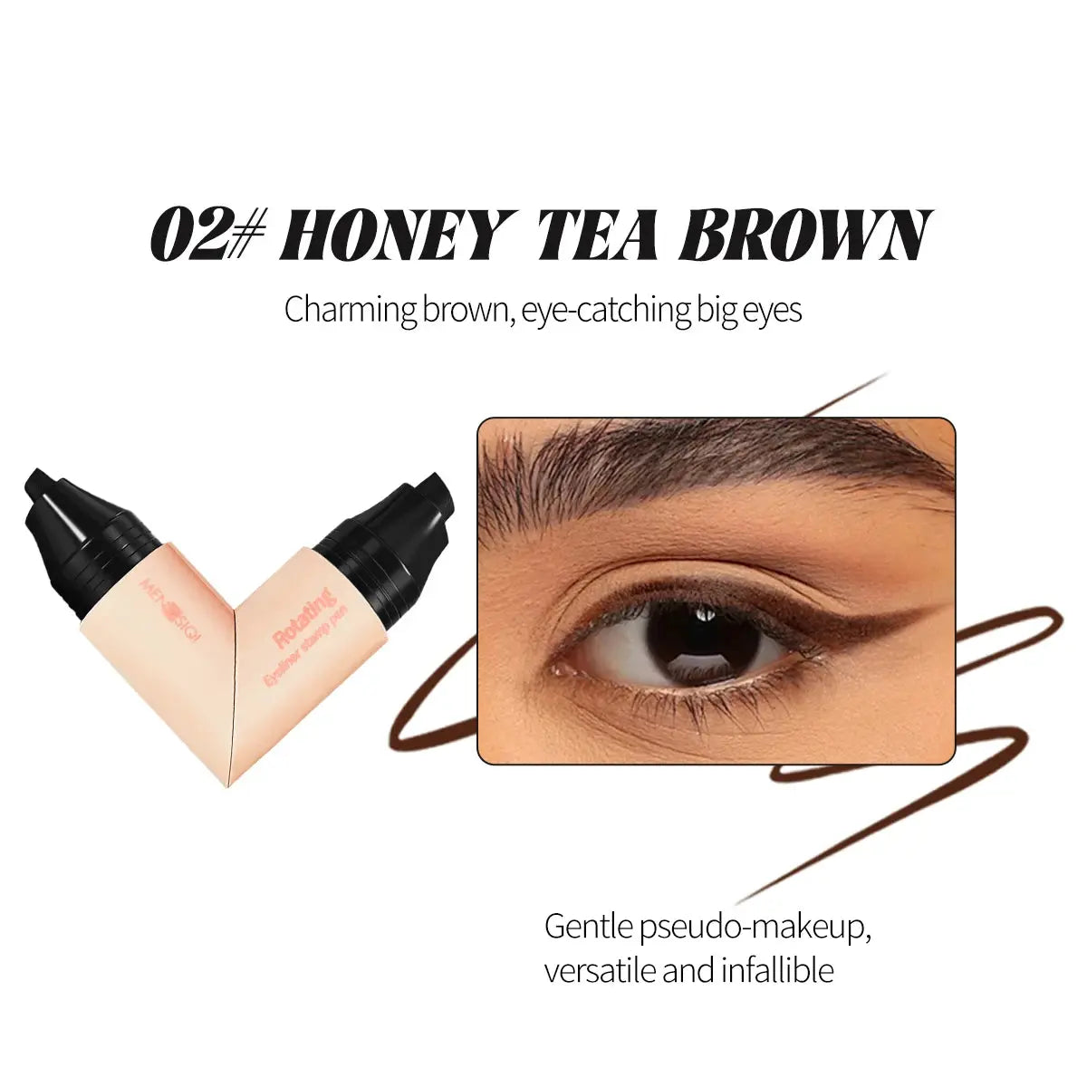 Rotary Seal Waterproof Eyeliner Pen, Quick-Dry Formula dylinoshop