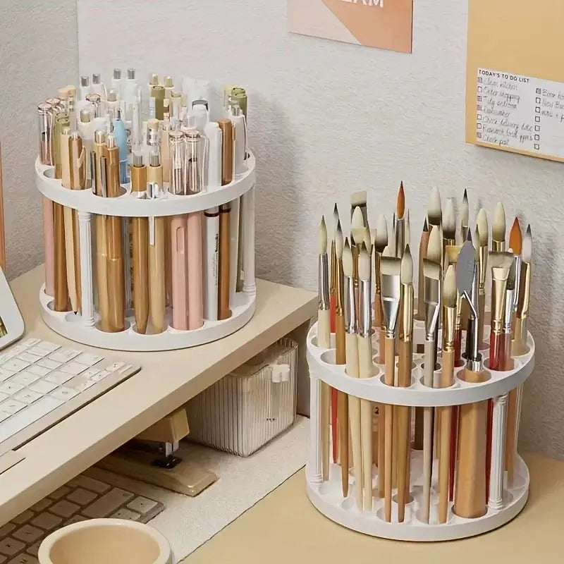 Rotating Cosmetic Brush & Eyeliner Drying Rack dylinoshop