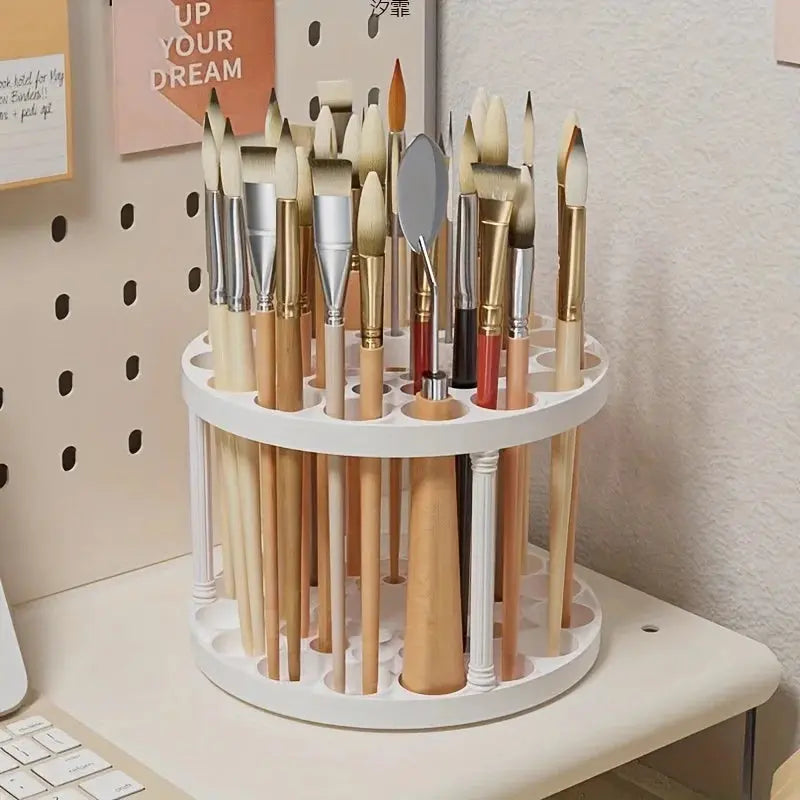 Rotating Cosmetic Brush & Eyeliner Drying Rack dylinoshop