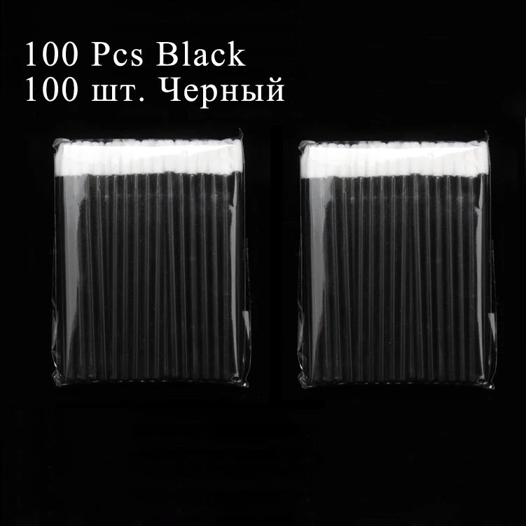 100pcs Disposable Makeup Lip Brush Lipstick Mascara Wands Applicators Eyelash Eyeshadow Lip Gloss Brushes Cosmetic Tools