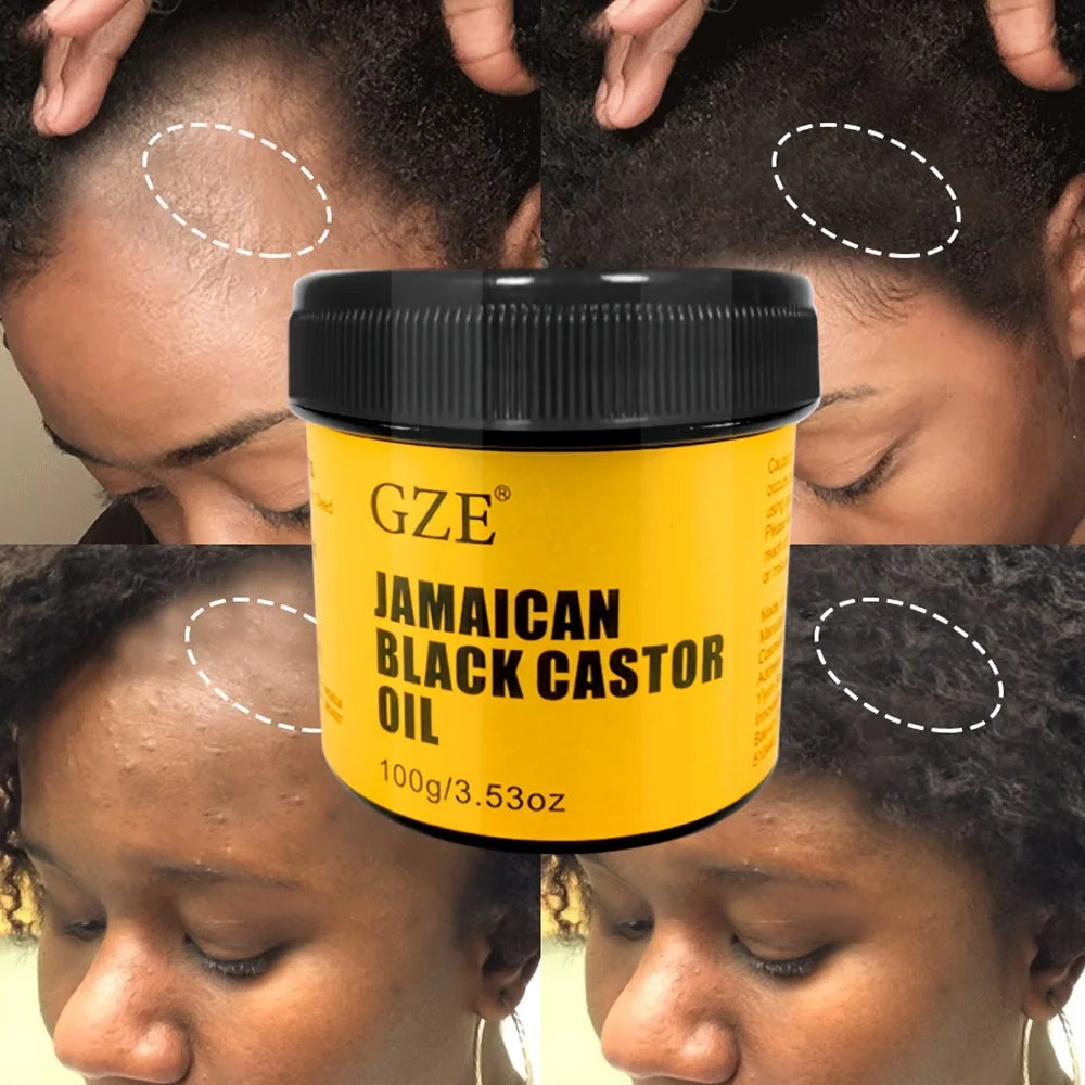 GZE JAMAICAN Black Castor Oil Pure Cold-Pressed for Hair Growth, Skin Moisturizing and Scalp Health - Promoting Thick Hair dylinoshop
