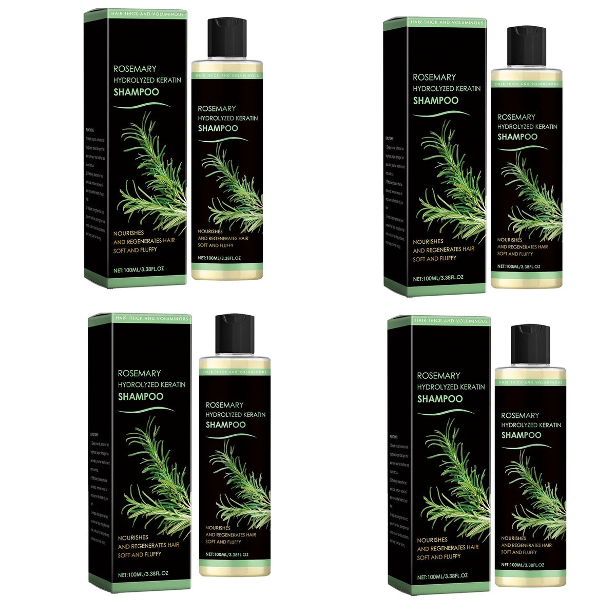 Rosemary Natural Shampoo Hair Thickness Loss Deep Nourishing Scalp Care Strengthen Repair Damaged Oil Control For Men Women dylinoshop