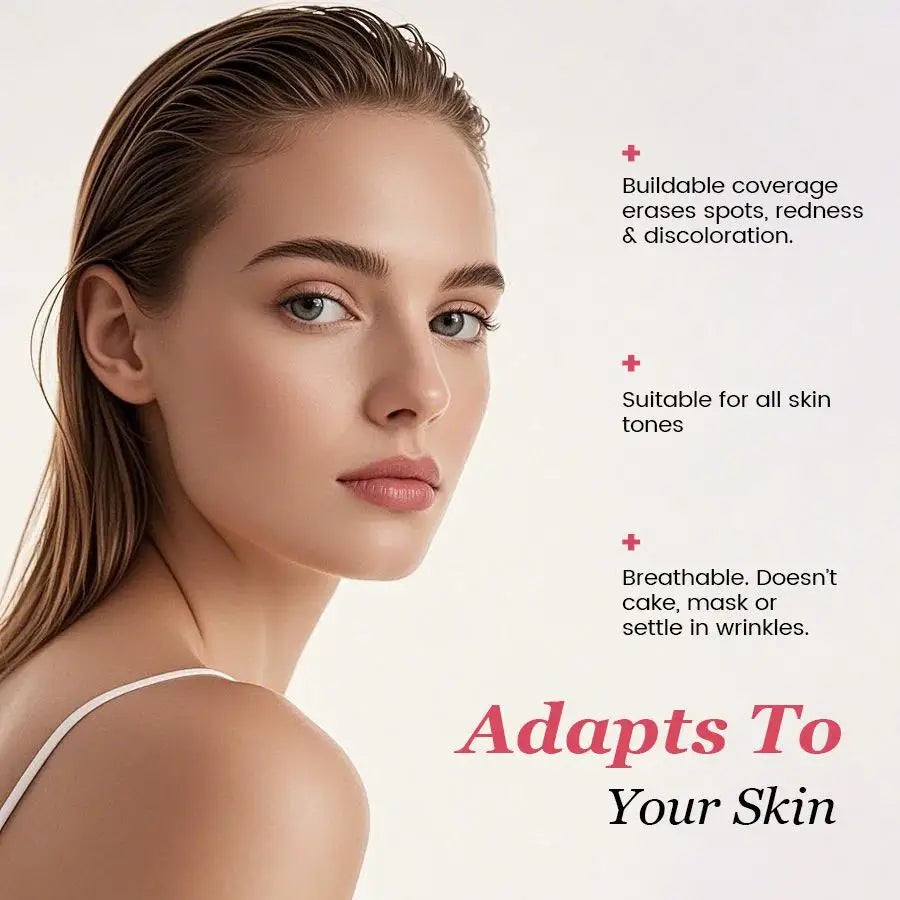 SMOOCHE Color Changing Liquid Foundation Lightweight Natural Skin Tone Matching For Light Natural Makeup Look