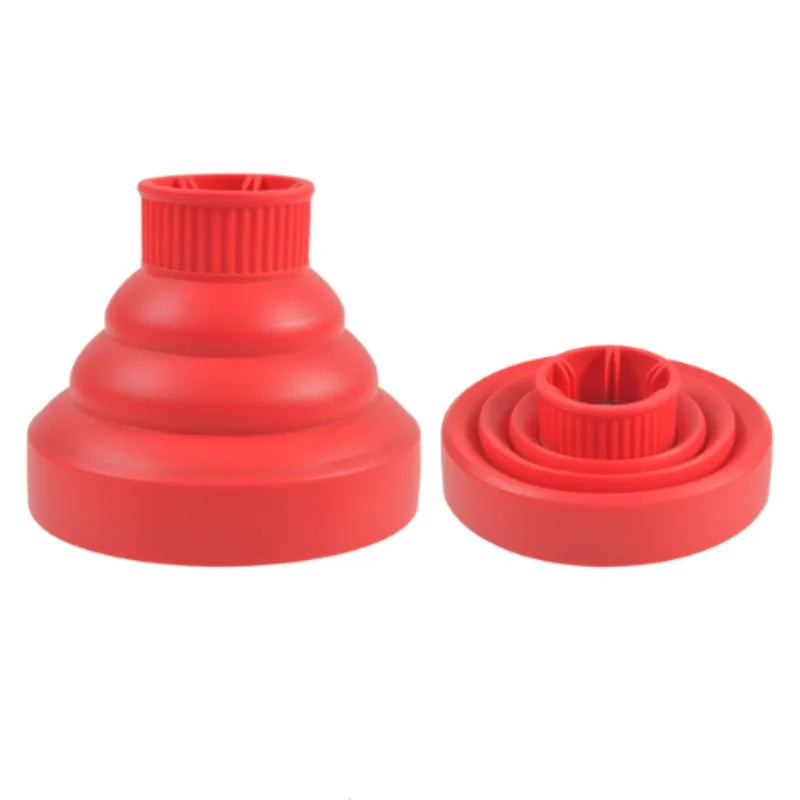 1Pc Silicone Hairdryer Diffuser Cover Foldable Temperature Resistant Hairdryer Curly Drying Blower Hair Styling Accessories dylinoshop