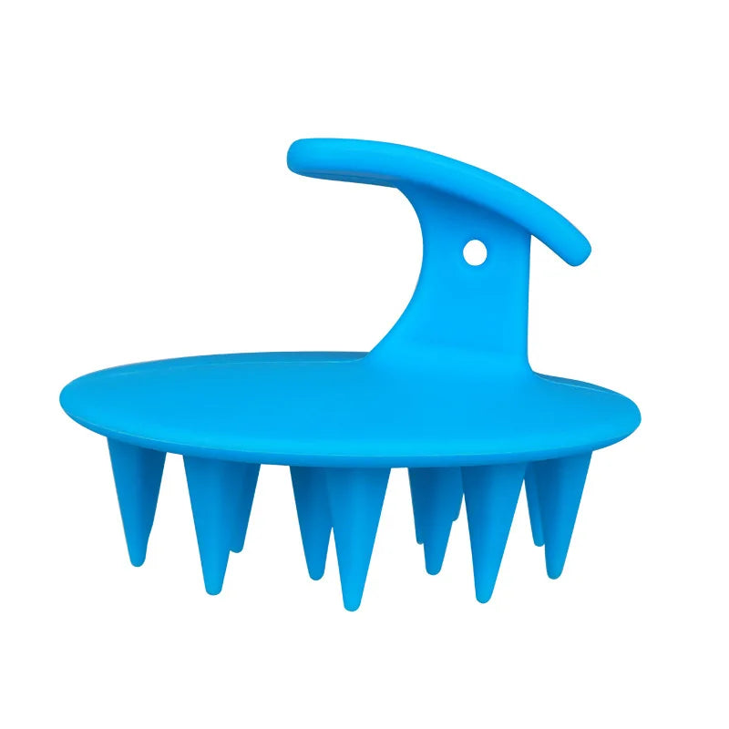 Silicone Shampoo Brush Head Scalp Massage Comb Hair Root Itching Clean The Scalp Thoroughly Body Massage Brush Bath Brush dylinoshop