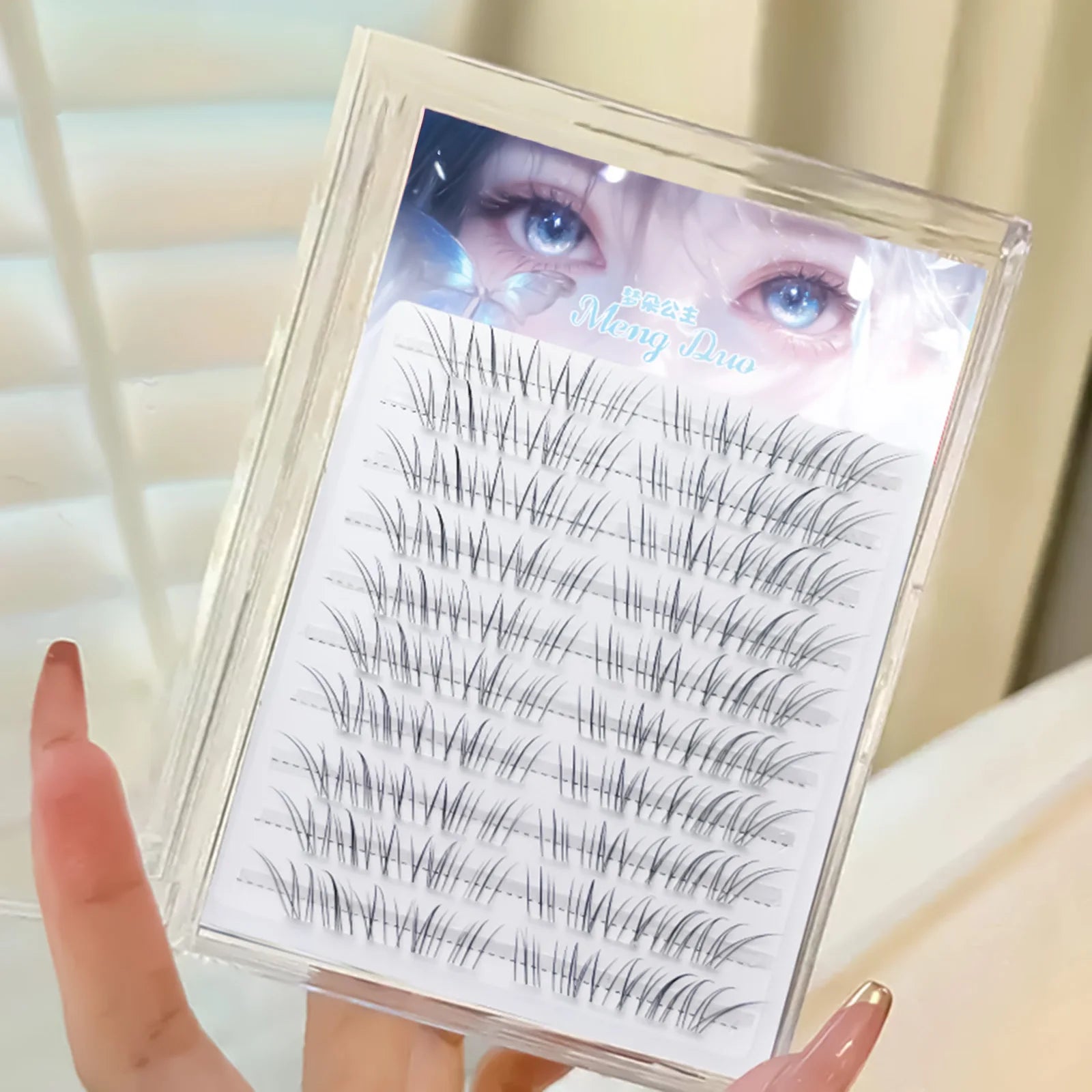 Light Style Foxes Fake Lashes Baby Wind False Eyelash Natural Curl 9-11mm Black Eyelash Extension For Daily Makeup Enlarge Eyes