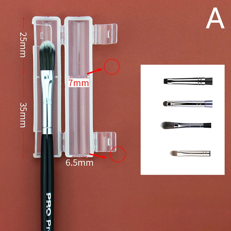Makeup brush dust protection cover anti-frying wool protective storage tool portable waterproof plastic