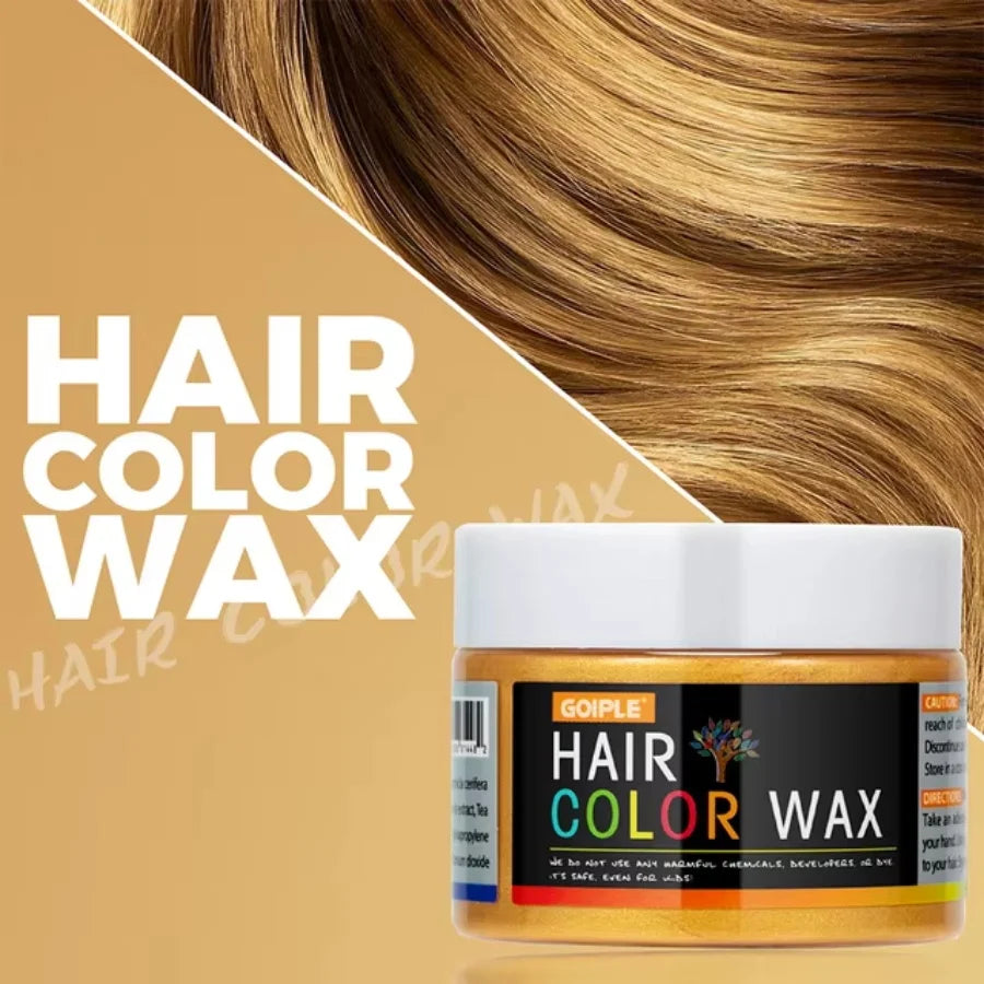 Valentine's Day DIY Hair Dyed Mud Hair Colour Wax Easy To Wash Coloring Cream One-time Hairs Beard and Eyebrows Colour Products dylinoshop