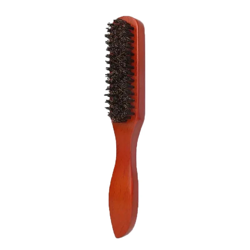 Brown Pointed-Tail Bristle Comb - Unisex, Smooth & Anti-Static, No Tangles No Hair Damage, Home Use dylinoshop
