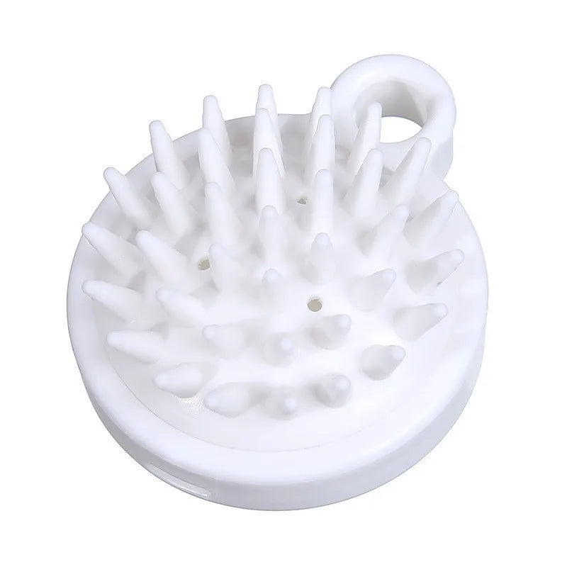 Silicone Shampoo Brush Head Scalp Massage Comb Clean The Scalp Thoroughly Body Massage Brush Bath Brush Salon Hairdressing Tool dylinoshop