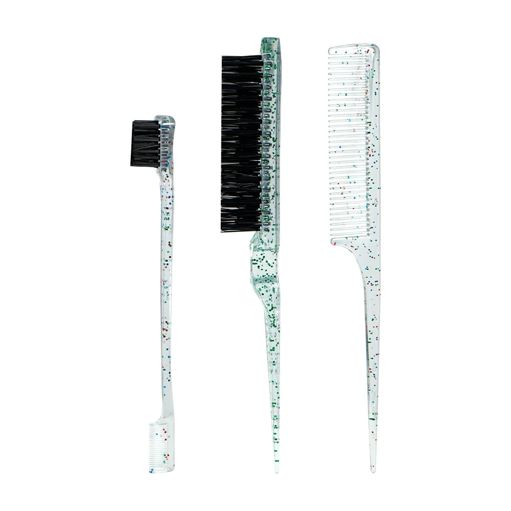 Pro Pointed Tail Salon Hairdressing Hair Styling Anti-static Comb Hair Brush Steel Needle Pin Rat Tail Combs Barber Accessories dylinoshop