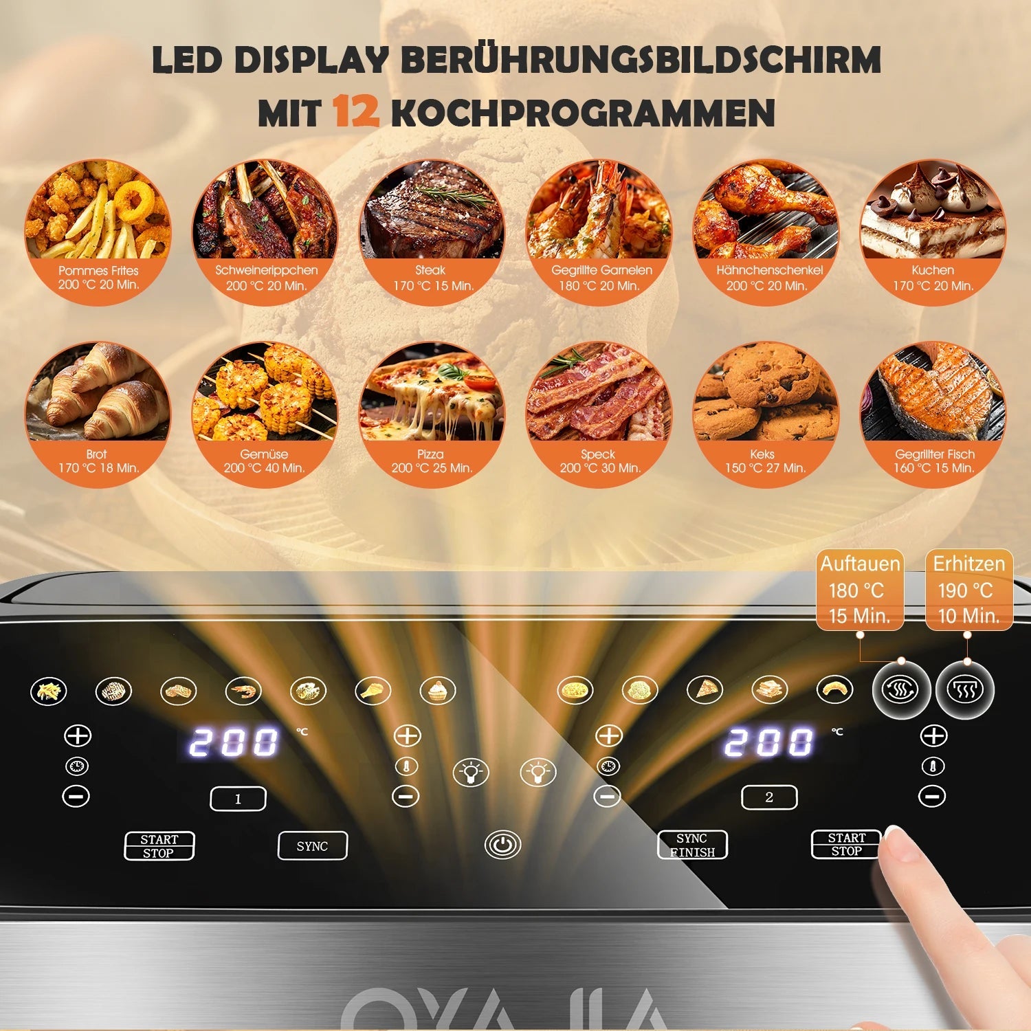 Oyajia DualZone Fryer 