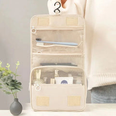 Travel Makeup Bag High Capacity Toiletries Storage Pouch Travel Make Up Organizer Waterproof Beauty Bag Bathroom Wash Bag 