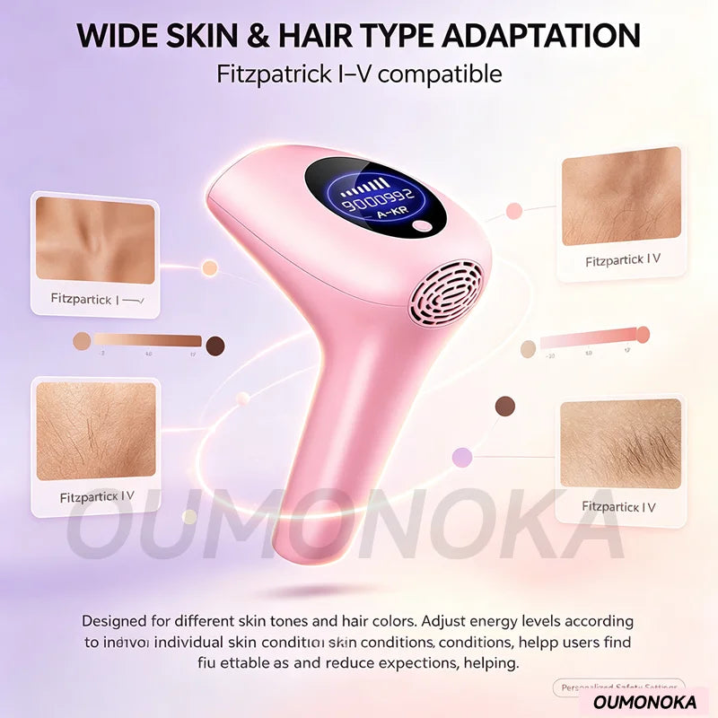 IPL Laser Hair Removal Device for Body, Face & Bikini