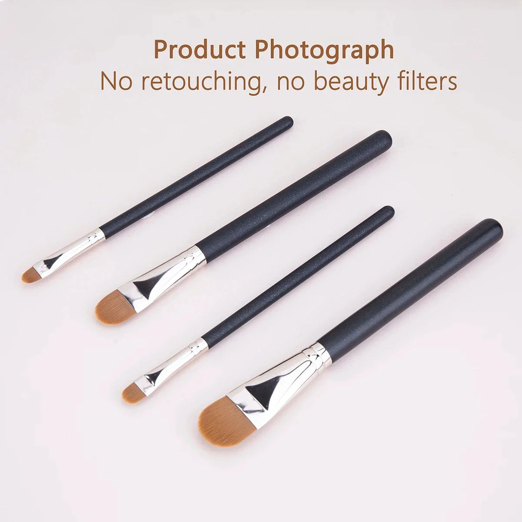 4 Types Sizes Upgraded Ultra-thin Foundation Concealer Makeup Brush Professional Liquid Foundation Cream Concealer Make-up Tool