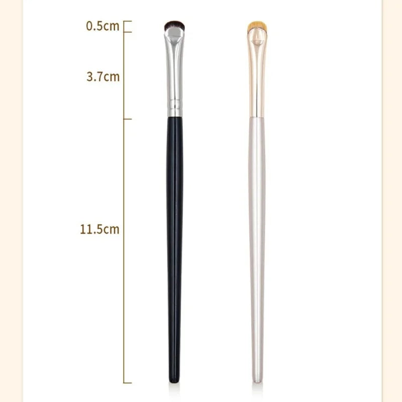 2pcs Curved Eyeliner Makeup Brushes Precision Soft Eyeshadow Smudge Tool Sharp Thin Small Eye Cosmetic Brushes for Precision Eye