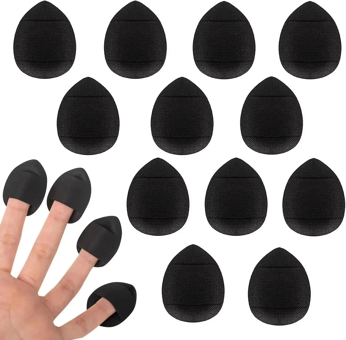 Mini Finger Makeup Sponge Puffs for Foundation, BB Cream & Concealer, Set of 5 or 10 dylinoshop