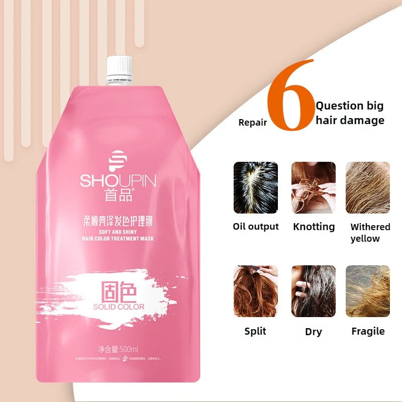 Keratin Hair Mask 5 Seconds Repair Damage Frizzy Hair Mask Help Color Protection After Dyeing 30ml/500ml dylinoshop