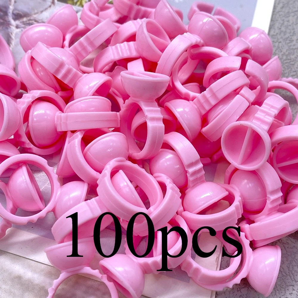 Eyelash Extension Glue Rings, Pack of 100 dylinoshop