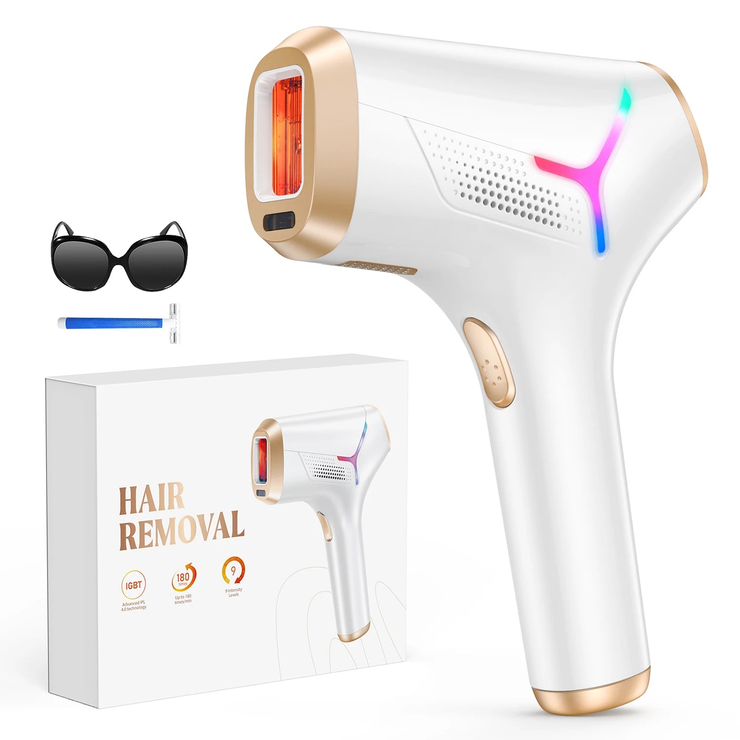 IPL Hair Removal Device for Body, Bikini & Face – 990,000 Flashes