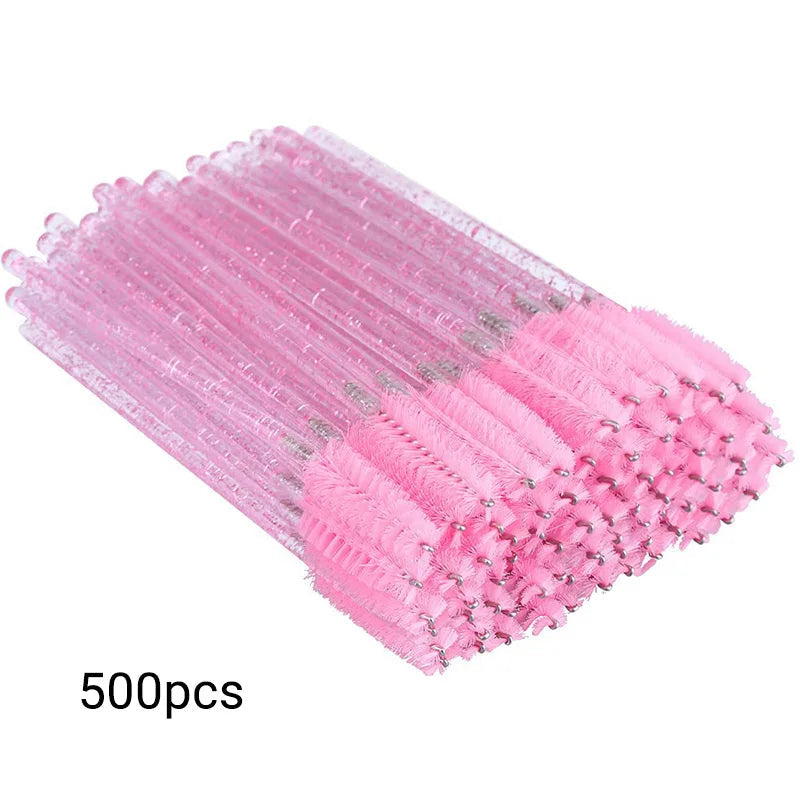 Disposable Eyelash Brush Wands – 500-Piece Salon Applicator Spoolies dylinoshop