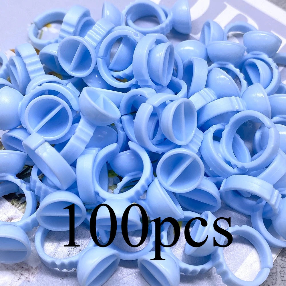 Eyelash Extension Glue Rings, Pack of 100 dylinoshop