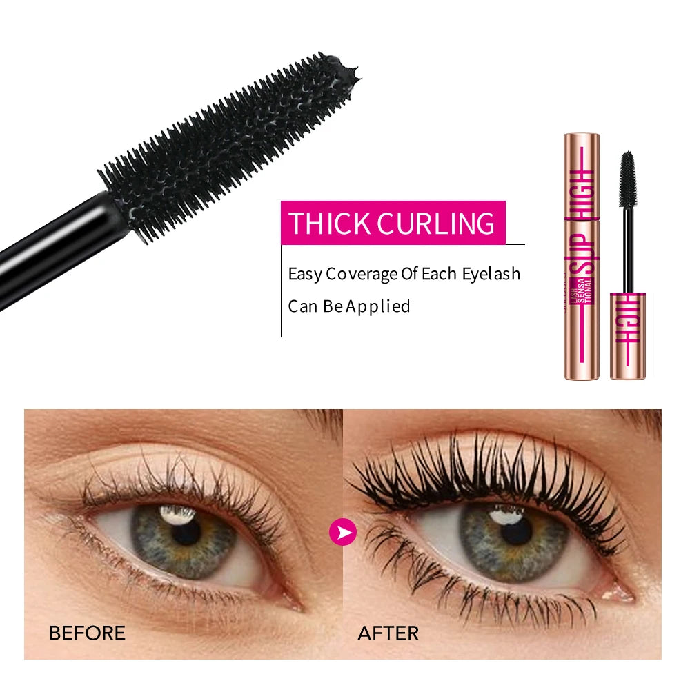Thin and thick mascara, durable waterproof, natural eye makeup, curling eyelashes