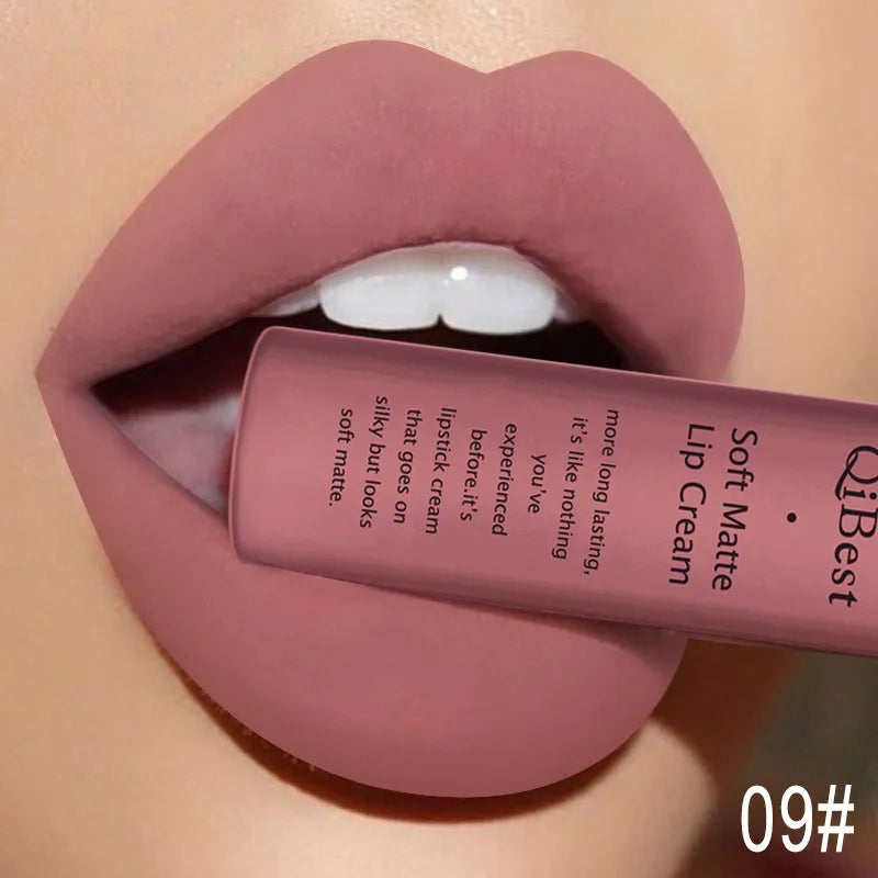 QiBest Matte Liquid Lipstick, Waterproof Long-Lasting Lip Color dylinoshop