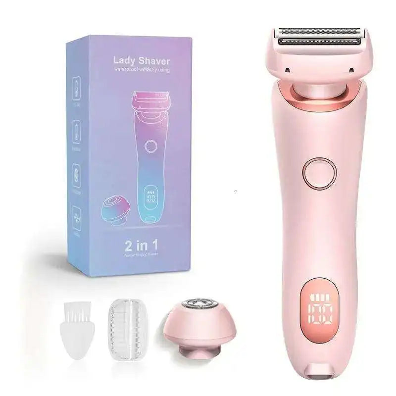 2-in-1 Rechargeable Epilator & Shaver for Women – Body Hair Removal