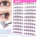 LONZUNIN DIY Makeup Faux Mink Soft Fake Eyelashes No Glue Eyelashes For Beginner