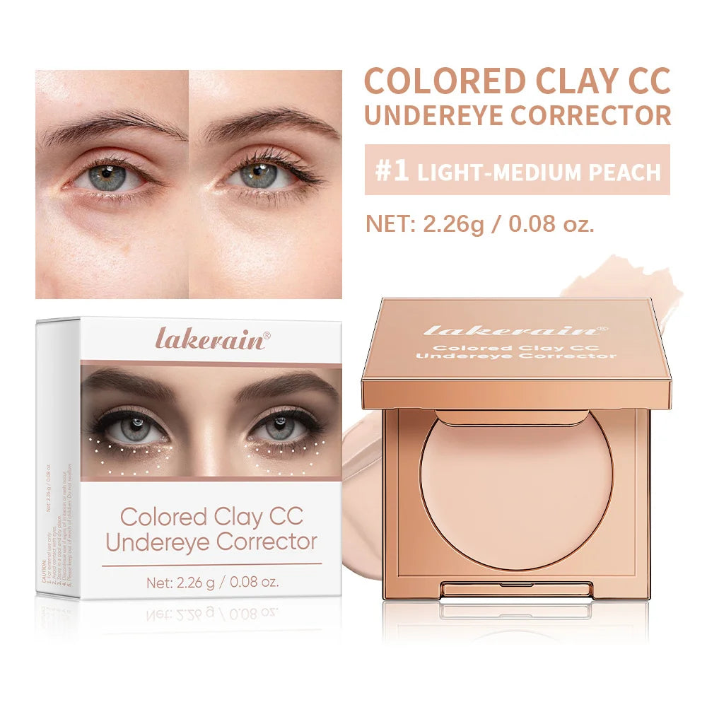 Full Coverage Color Corrector Concealer with Puff - Waterproof, Long-Lasting dylinoshop