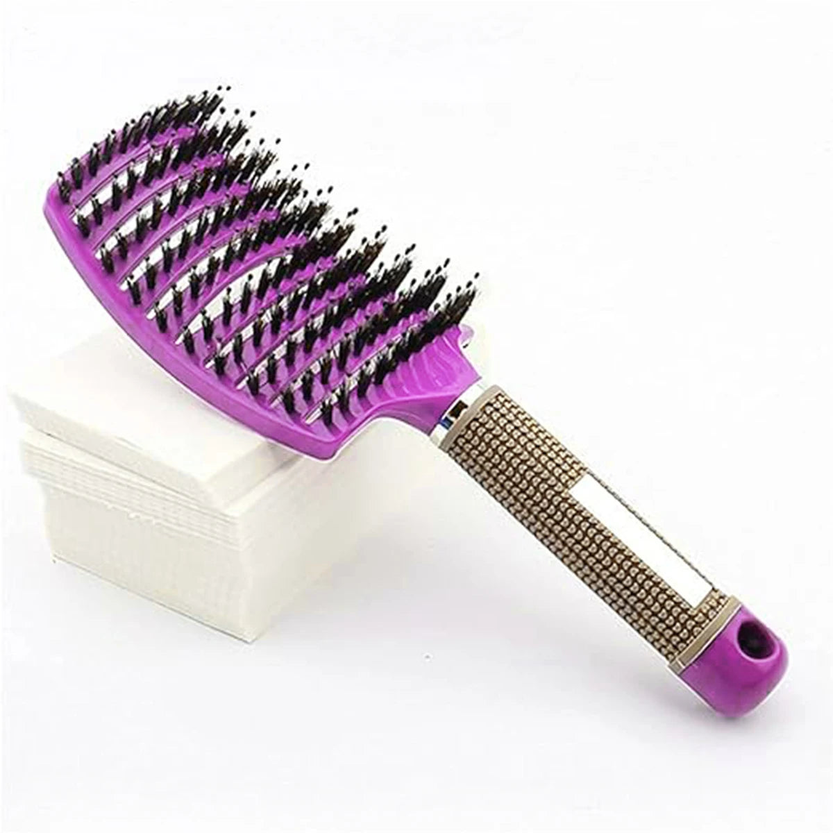 Hair Brush Scalp Massage Comb Hairbrush Boar Bristle Nylon Women Wet Curly Detangle Hair Brush Salon Hairdressing Styling Tool dylinoshop