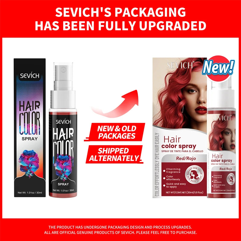 Christmas Hair Colors Spray Temporary Hair Colour Spray Purple Green Hair Dye Spray One-Time Hair Dye Makeup Chalk Hair Styling