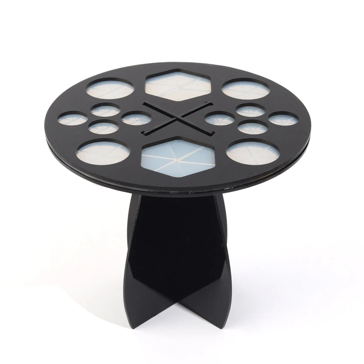 Makeup Brush Drying Rack, Acrylic Brush Drying Rack, Cleaning Storage Tool Display Rack, 14 Holes, 28 Holes, Drying Storage