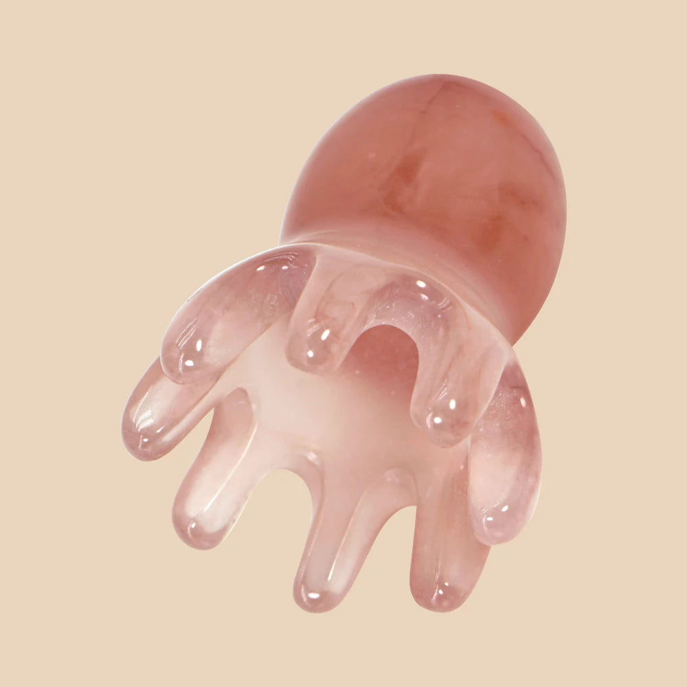 Cute Octopus Scalp Massage Comb (Resin)｜Korean Hair Care, Stress Relief, Anti-Hair Loss, Portable Head Massager for Home & Trave dylinoshop