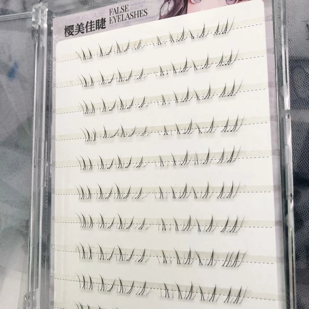 4-6mm Korean Style Lower Lashes Natural Fake Eyelashes No Glue False Eyelashes For Women Daily Wear Cosplay Diy Makeup