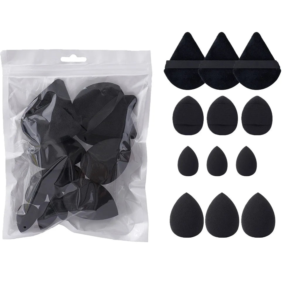 12-Piece Makeup Sponge Set – 4 Styles, Wet & Dry Use dylinoshop