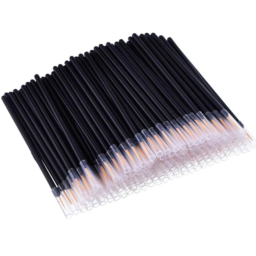 50/100pcs Eyeliner Brushes Eyelash Eyeshadow Applicator Lip Brush For Nail Art Painting Pen Tool Eye Lash Wands Accessories