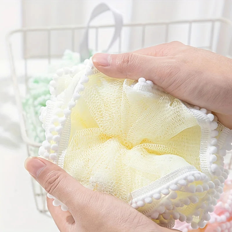 4Pcs Bath Ball, Bath Flower, Bath Products in 4 Colors