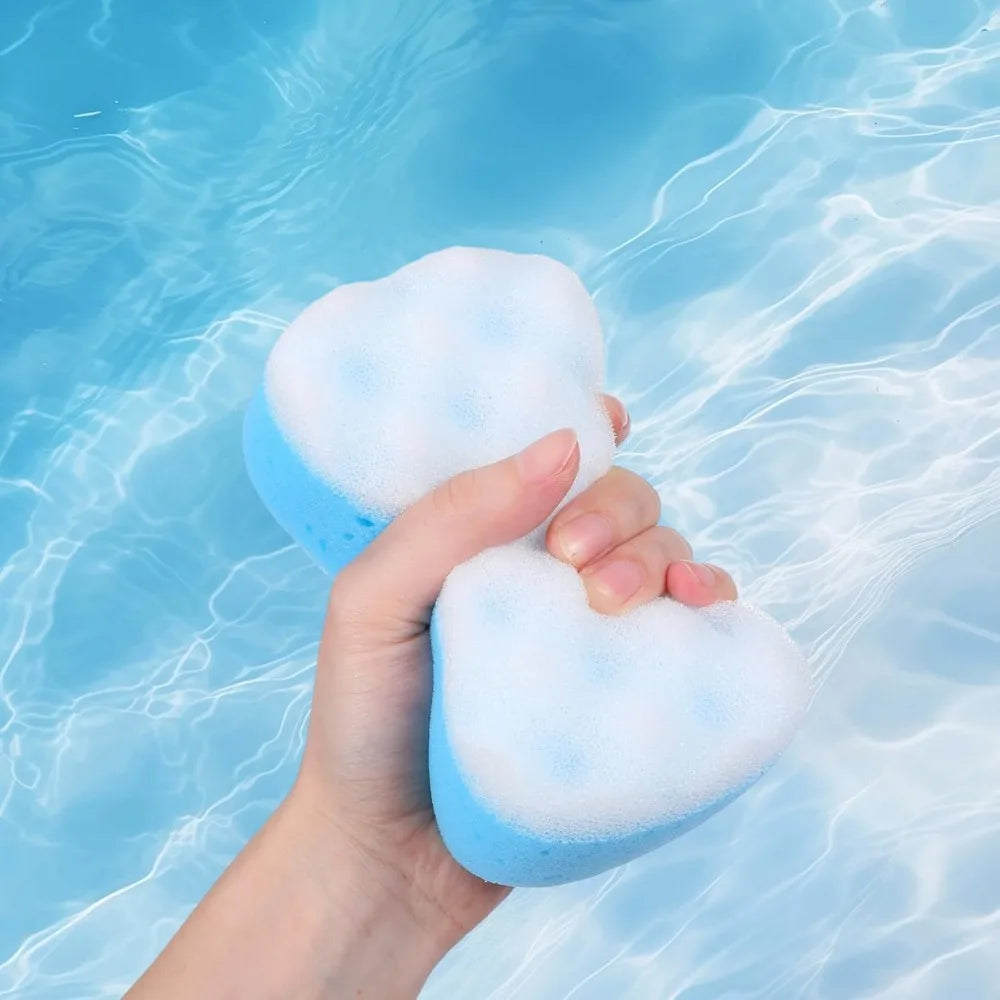 1/3Pcs Exfoliating Body Sponges Bath Sponge Foam Loofah Sponge Reusable Soft Shower Pouf Loofahs Sponge To Spa Shower