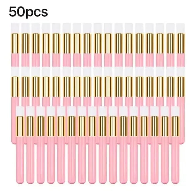 10/20/50pcs Eyelash Cleaning Brush Lash Shampoo Brush for Eyelash Extensions Peel Off Nose Pore Blackhead Remover Makeup Tools